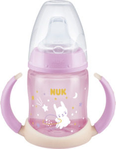 NUK First Choice Trinklernflasche Night, rosa, 6-18 Monate
