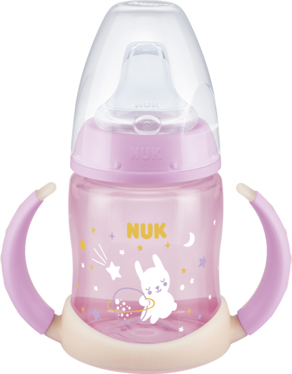 Bild 1 von NUK First Choice Trinklernflasche Night, rosa, 6-18 Monate