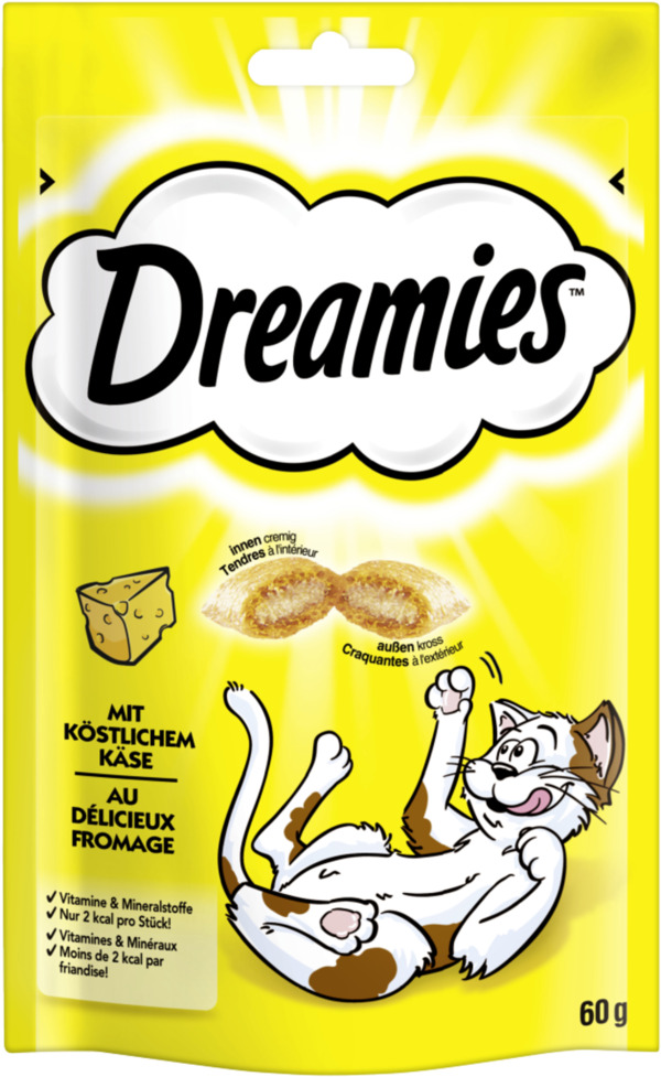Bild 1 von Dreamies mit köstlichem Käse 2.15 EUR/100 g (6 x 60.00g)