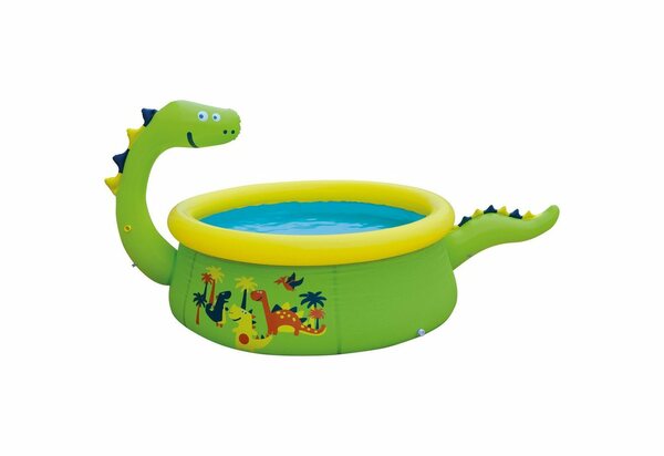 Bild 1 von SunClub Planschbecken »Kinder Pool 172 x 62 cm«, (Kinderpool mit aufblasbarem Luftring, 1-tlg., aufblasbares Kinderbecken), mit wassersprühendem Dino