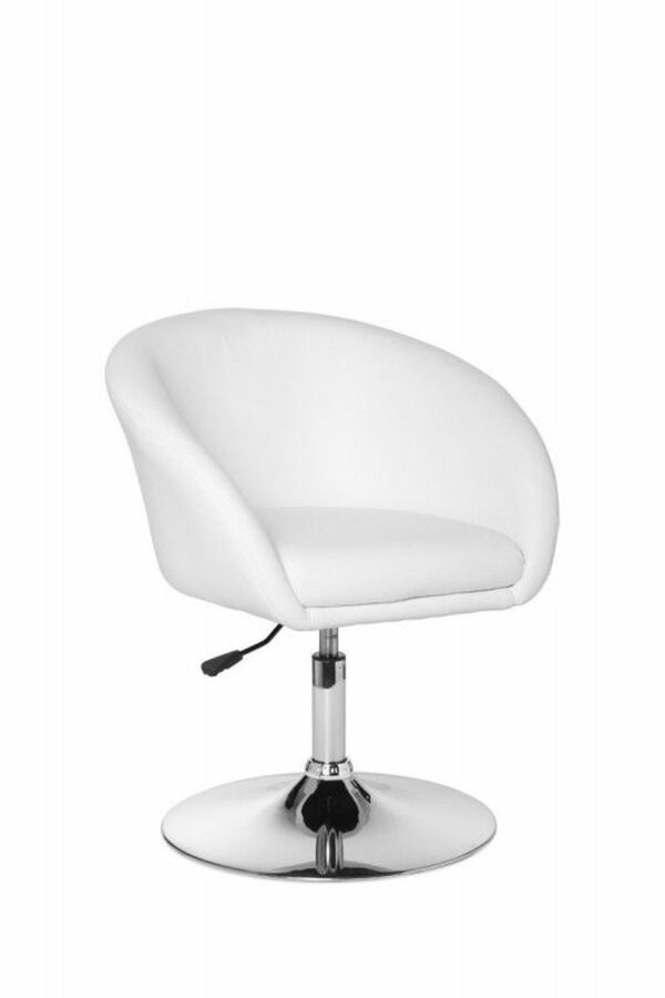 Bild 1 von AMSTYLE Lift Design Drehsessel Sessel Leder Optik Weiß