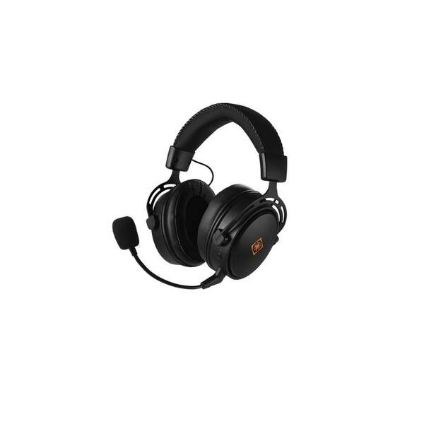 Bild 1 von DELTACO GAMING DH410 Kabelloses Gaming Headset Kopfhörer (Aluminiumrahmen, Verstellbares Kopfband, 3,5-mm-Kabel, Akku mit 1100 mAh, Bis zu 17 Stunden Spielzeit)