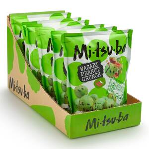 Mitsuba Wasabi Peanut Crunch 125g, 6er Pack