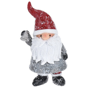 Dekofigur Weihnachtsmann 12 cm beflockt in verschiedenen Ausführungen