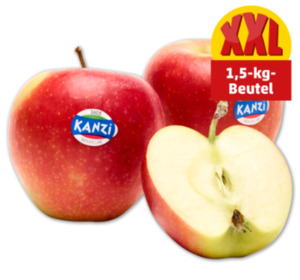 Deutsche rote Äpfel Kanzi