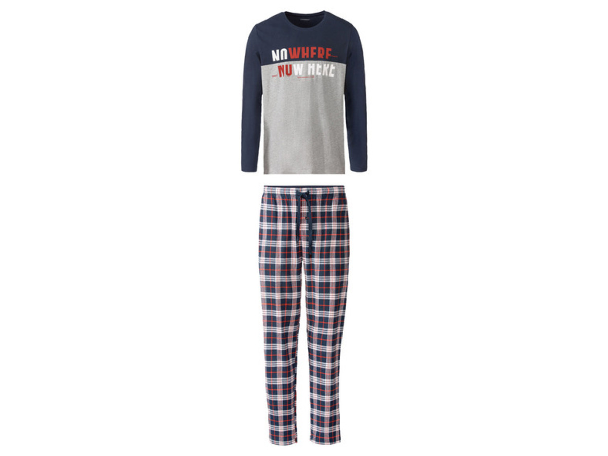 Bild 2 von LIVERGY Herren Pyjama mit Gummizugbund