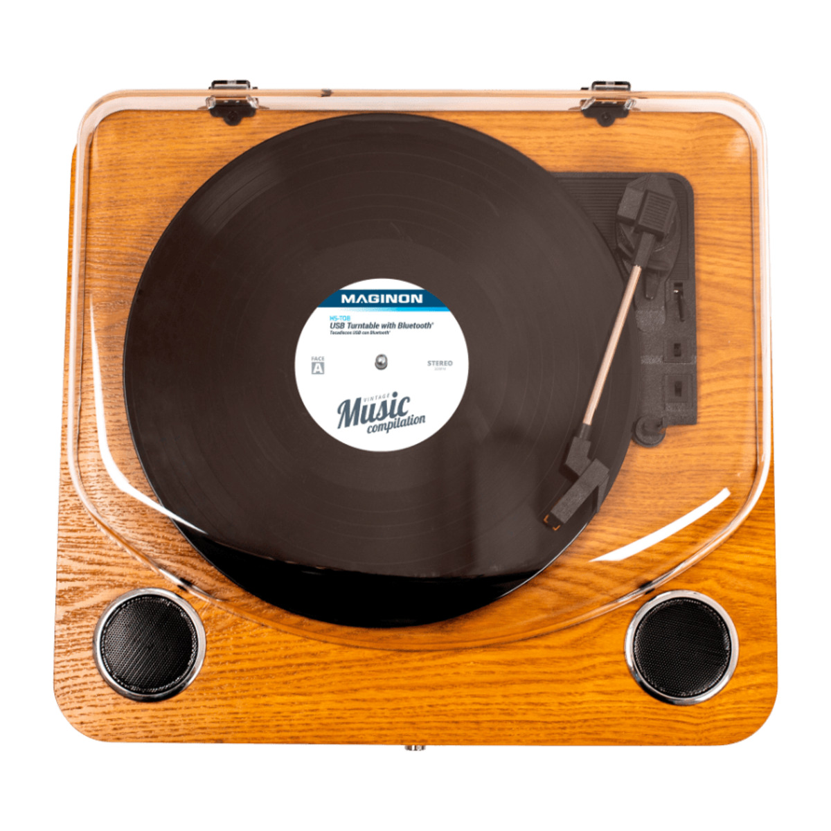 Bild 4 von MAGINON USB-Plattenspieler mit Bluetooth HS-T08