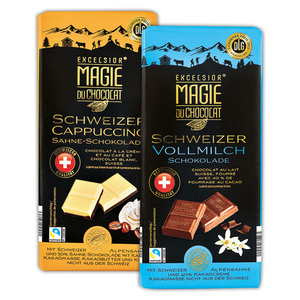 Excelsior Magie Du Chocolat Schweizer Tafelschokolade