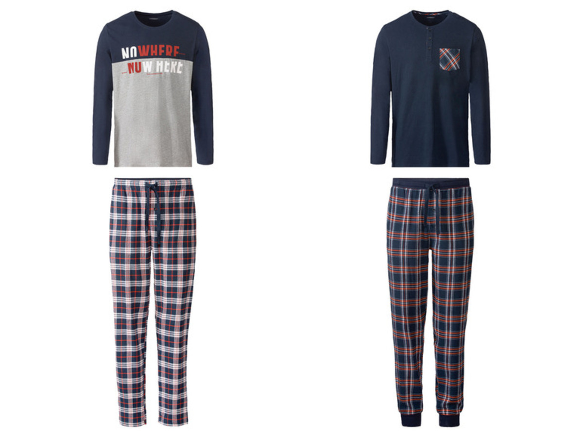 Bild 1 von LIVERGY Herren Pyjama mit Gummizugbund