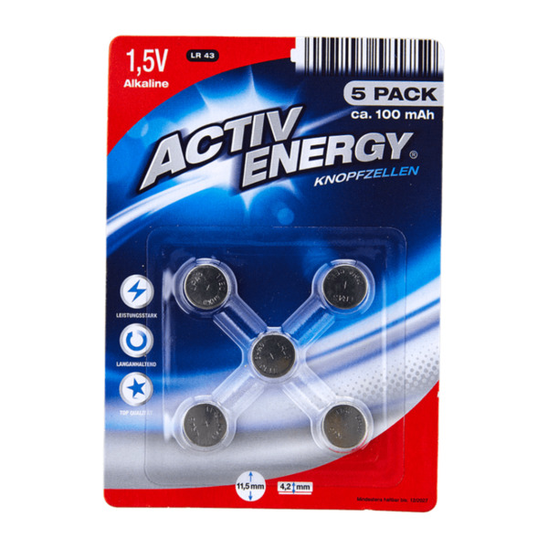 Bild 2 von ACTIV ENERGY Knopfzellen