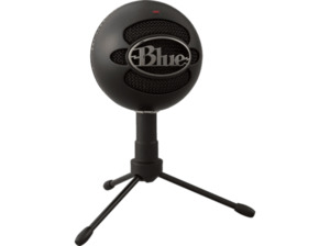 BLUE MICROPHONES Snowball iCE für PC und Mac USB Mikrofon, Schwarz
