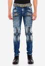 Bild 2 von Cipo & Baxx Bequeme Jeans mit modischen Details in Straight Fit