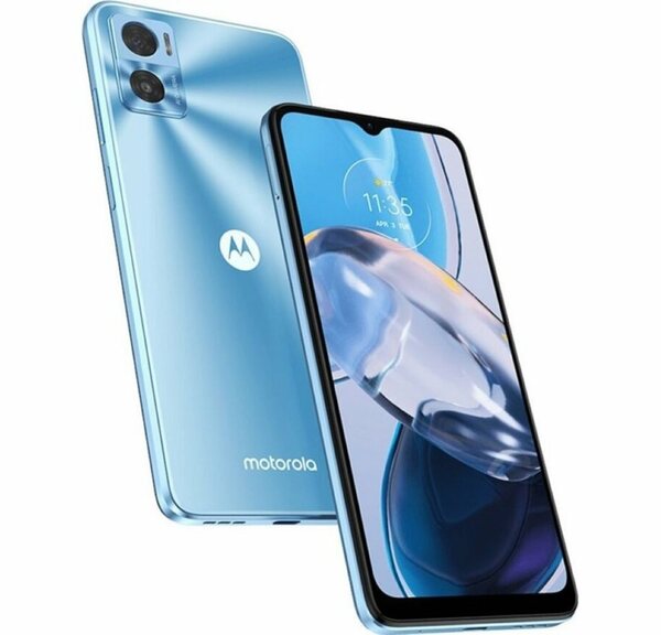 Bild 1 von Motorola XT2239-7 Moto E22 32 GB / 3 GB - Smartphone - crystal blue Smartphone (6,5 Zoll, 32 GB Speicherplatz)