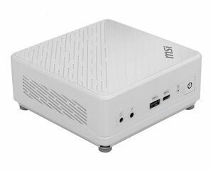 MSI MSI Cubi 5 10M-244BEU 0,6L Größe Weiß Intel SoC i5-10210U 1,6 GHz Mini-PC Barebone (Intel® Pentium Gold 10210U)
