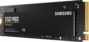 Samsung »SSD 980« interne SSD (1 TB) 3500 MB/S Lesegeschwindigkeit, 3000 MB/S Schreibgeschwindigkeit, NVMe)