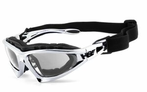 HSE - SportEyes Motorradbrille »FALCON-X - selbsttönend«, schnell selbsttönende Gläser