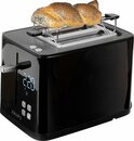Bild 1 von Krups Toaster KH6418; Digitaldisplay; 7 Bräunungsstufen; Automatische Zentrierung des Brots; Herausnehmbare Krümelschublade, 2 kurze Schlitze, 800 W