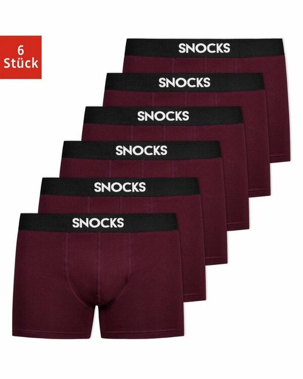 Bild 1 von SNOCKS Boxershorts »Enge Unterhosen Herren Männer« (6 Stück) aus Bio-Baumwolle, ohne kratzenden Zettel