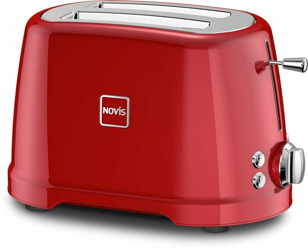 Bild 1 von NOVIS Toaster T2 rot, 2 kurze Schlitze, 900 W