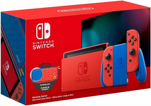 Bild 1 von Nintendo Switch, Mario Red & Blue Edition