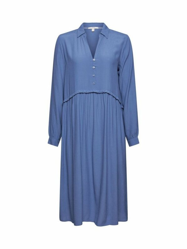 Bild 1 von Esprit Midikleid »Kleid mit Rüschenkante«