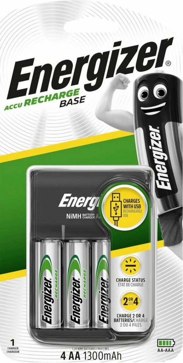 Bild 1 von Energizer »Base Charger USB Set« Batterie-Ladegerät (Set)
