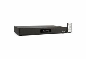 AudioAffairs TVS 264 2.1 Sounddeck (Bluetooth, 60 W, integrierter Subwoofer, UWK Tuner, LC-Display, HDMI ARC, Toslink, Aux-In)