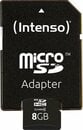 Bild 1 von Intenso »microSDHC Class 4 + SD-Adapter« Speicherkarte (8 GB, Class 4)