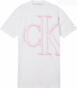 Calvin Klein Jeans Plus Shirtkleid »PLUS ILLUMINATED CK TEE DRESS« mit Calvin Klein Logo-Druck