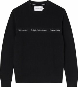 Calvin Klein Jeans Strickpullover »CONTRAST LOGO LW SWEATER«