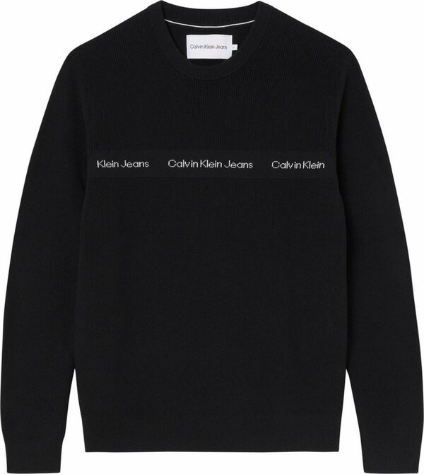 Bild 1 von Calvin Klein Jeans Strickpullover »CONTRAST LOGO LW SWEATER«