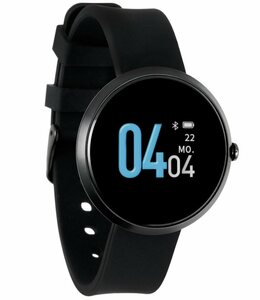 X-Watch SIONA COLOR FIT Schrittzähler Uhr einfache Handhabung Smartwatch (3,7 cm/1 Zoll, iOS und Android), Fitness Tracker für Frauen, Smartwatch Damen, Pulsuhr, Smartwatch iPhone, Smartwatch