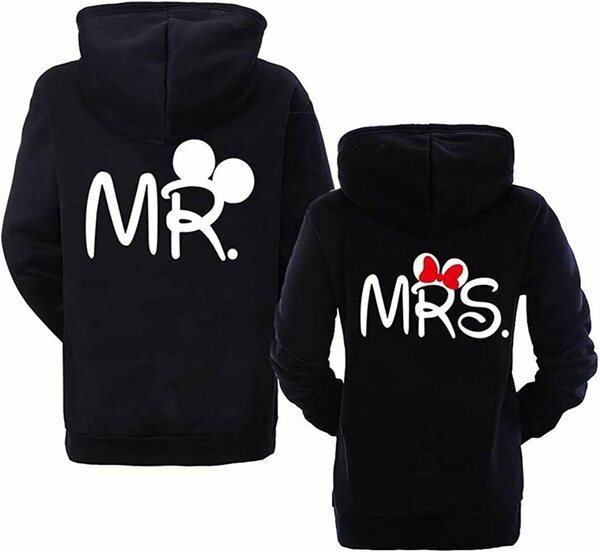 Bild 1 von Couples Shop Kapuzenpullover »Mr & Mrs Mister Misses Hoodie Pullover« mit modischem Print