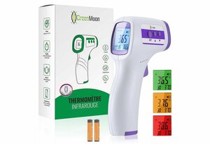 Mmgoqqt Fieberthermometer »kontaktloses Infrarot Thermometer, Fieberthermometer, berührungsloses Stirnthermometer für Erwachsene, Kinder und Babys«