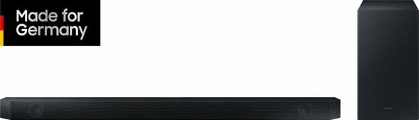 Bild 1 von Samsung HW-Q610B 3.1.2 Soundbar (Bluetooth, 360 W, 3.1.2-Kanal (mit 9 integrierten Lautsprechern), Dolby Atmos- und DTS:X-Unterstützung, Ausgangsleistung (RMS): 360 W)