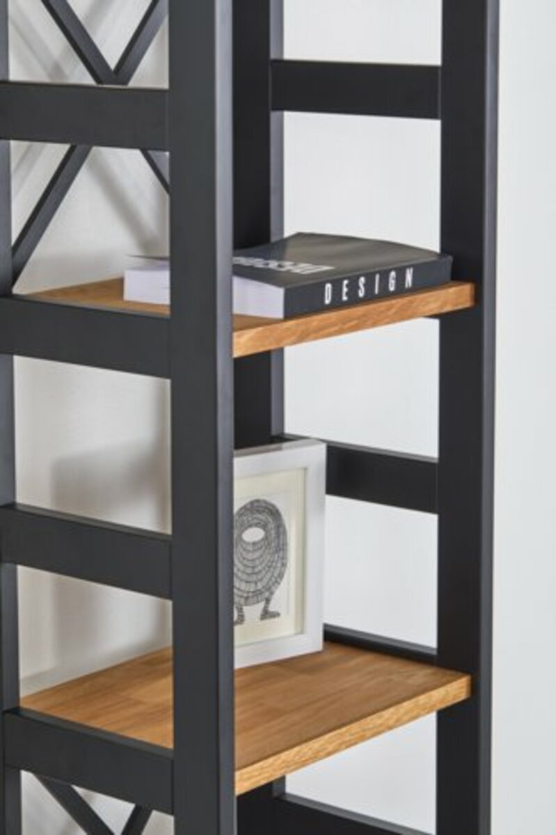 Bild 3 von Regal INTRUP schmal 6 Böden eiche