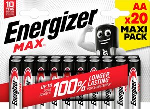 Energizer »MAX AA 20er Pack« Batterie, (20 St)