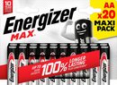 Bild 1 von Energizer »MAX AA 20er Pack« Batterie, (20 St)