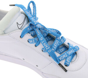 TubeLaces Schuhe Schnürbänder zweifarbige Schnürsenkel O´zapft is Blau/Weiß
