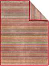 Bild 1 von IBENA Wohndecke »Jacquard Decke Malang«, buntes Streifenmuster, Kuscheldecke