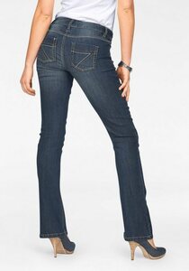 Arizona Bootcut-Jeans »mit Kontrastnähten« Mid Waist