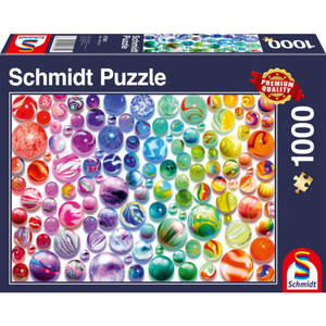 Puzzle - Regenbogen-Murmeln - 1000 Teile
