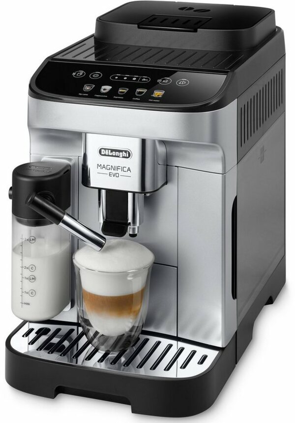 Bild 1 von De'Longhi Kaffeevollautomat Magnifica Evo ECAM 290.61.SB mit LatteCrema Milchsystem, Silber/Schwarz