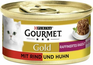 Gourmet Gold Raffiniertes Ragout Duetto mit Rind und Huhn 85 g
,