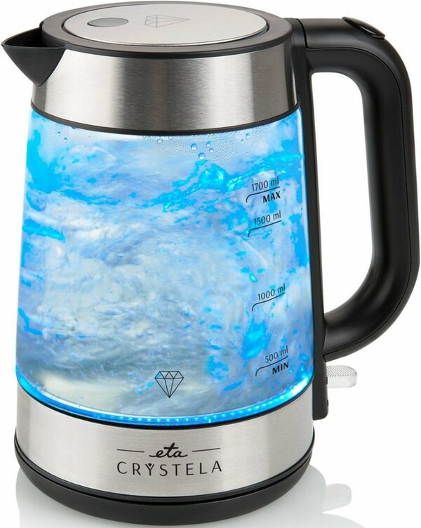 Bild 1 von eta Wasserkocher CRYSTELLA ETA615390000, 1,7 l, 2200 W, mit LED-Beleuchtung, Wasserstandsanzeige