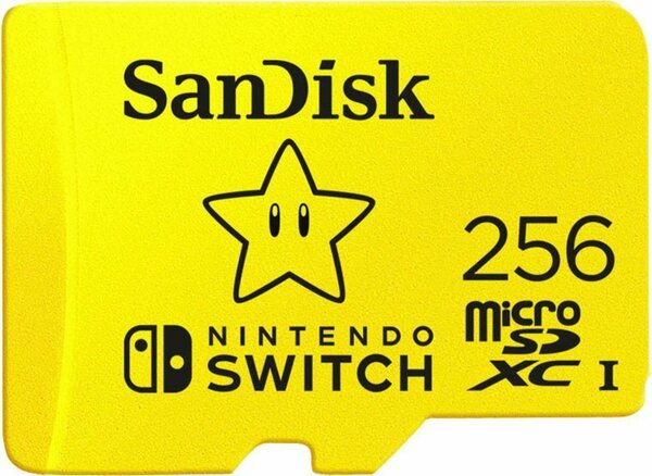 Bild 1 von Sandisk »microSDXC Extreme 256GB (A1/ V30/ U3/ C10/ R100/ W90) für Nintendo Switch« Speicherkarte (256 GB, 100 MB/s Lesegeschwindigkeit)