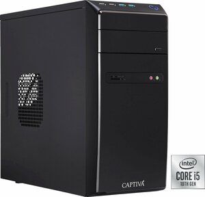 CAPTIVA I56-067 Power Starter PC (Intel Core i5 10400 Comet Lake, UHD Graphics 630, 8 GB RAM, 480 GB SSD, Luftkühlung)