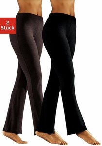 vivance active Jazzpants (2er-Pack) mit leicht ausgestelltem Bein