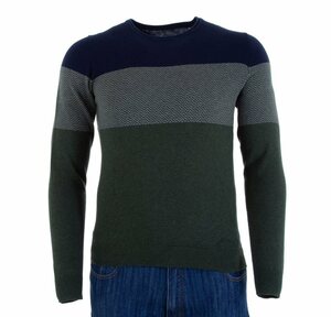 Ital-Design Strickpullover »Herren Freizeit« Stretch Pullover in Blau