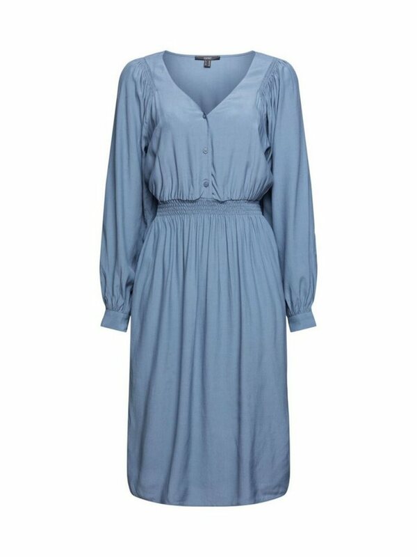 Bild 1 von Esprit Collection Midikleid »Unifarbenes Kleid, LENZING™ ECOVERO™«